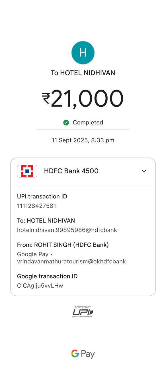 Braj Pilgrimage — Govardhan, Nandgaon, Barsana & Mathura (3N/4D)